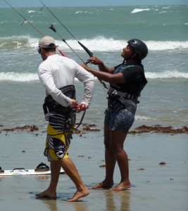 Kitesurf course